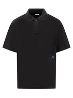 Black Solid Shirt Collar Polo 1