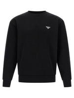 Black Logo Crew Neck Sweatshirt 1