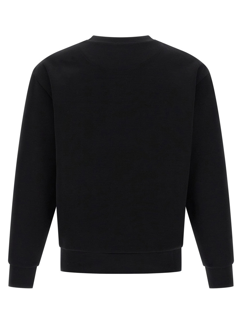 Black Logo Crew Neck Sweatshirt 2