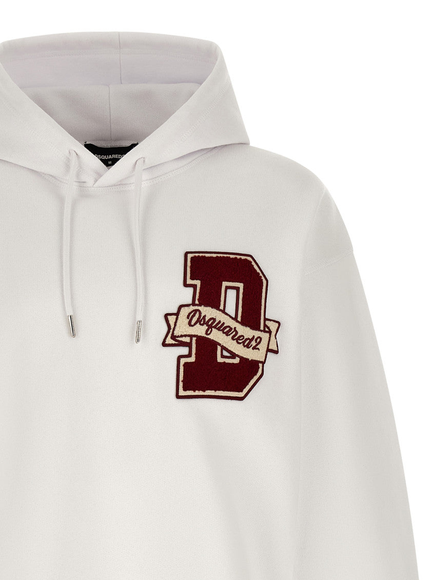 White Logo Hoodie 3