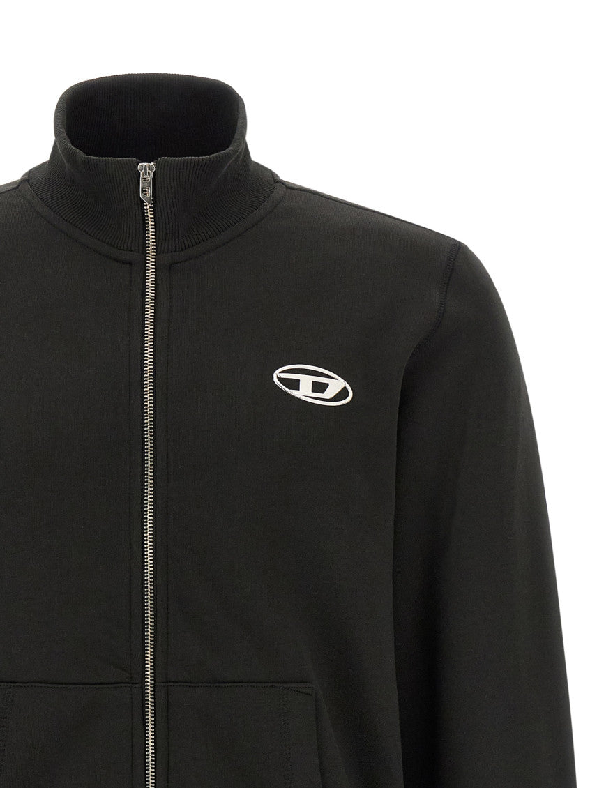Black Zip-Up Sweatshirt 3