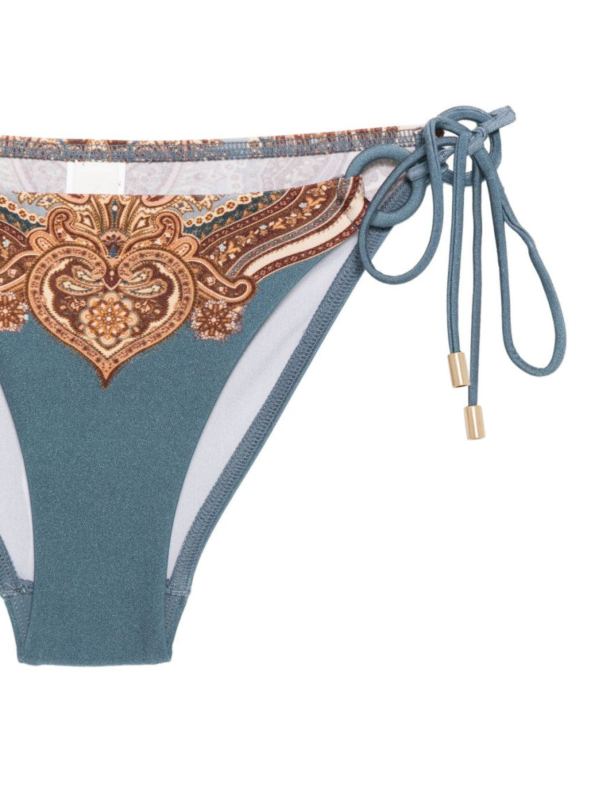 Blue Printed Swimwear 4