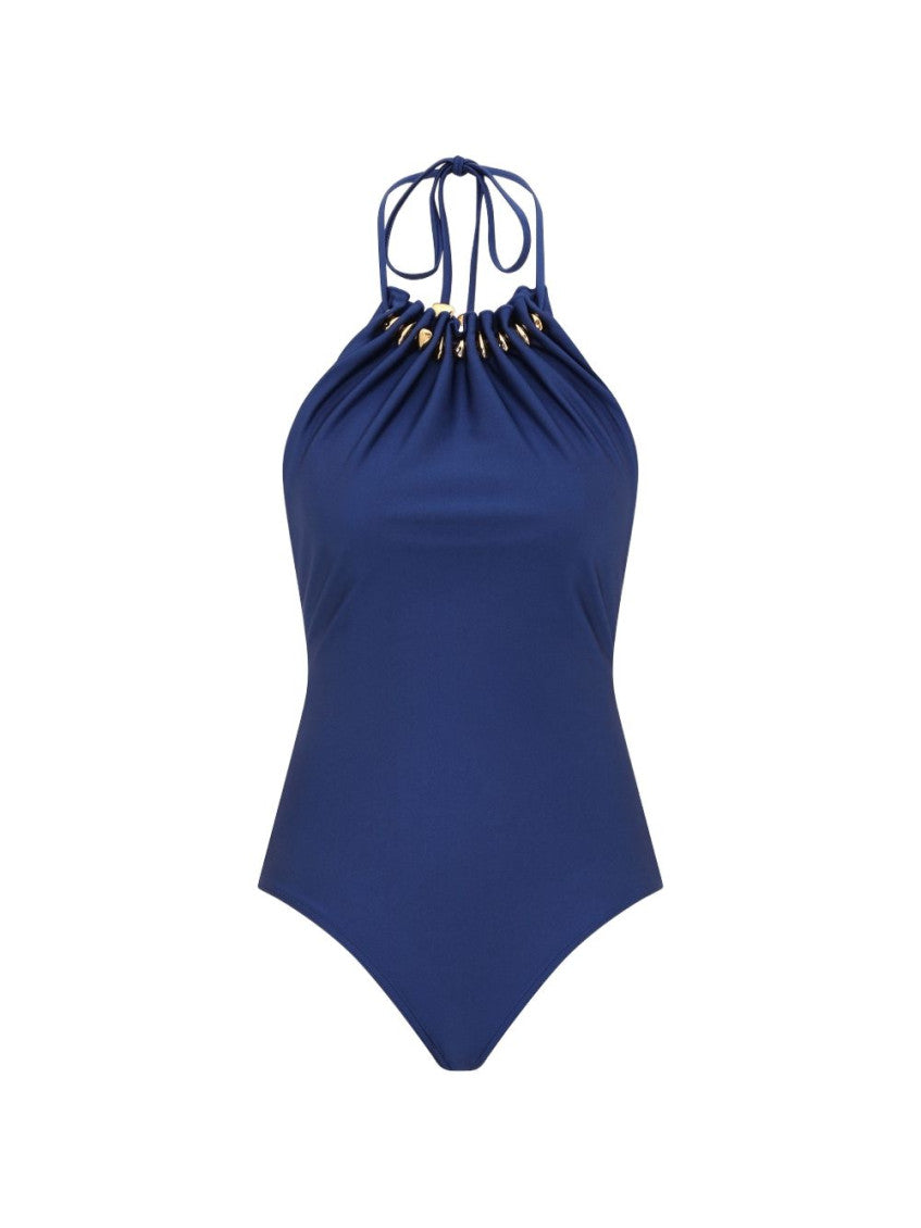 Blue Embellished Swimwear 1