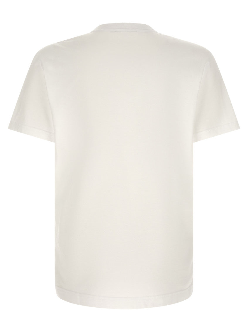 White Crew Neck T-Shirt 2