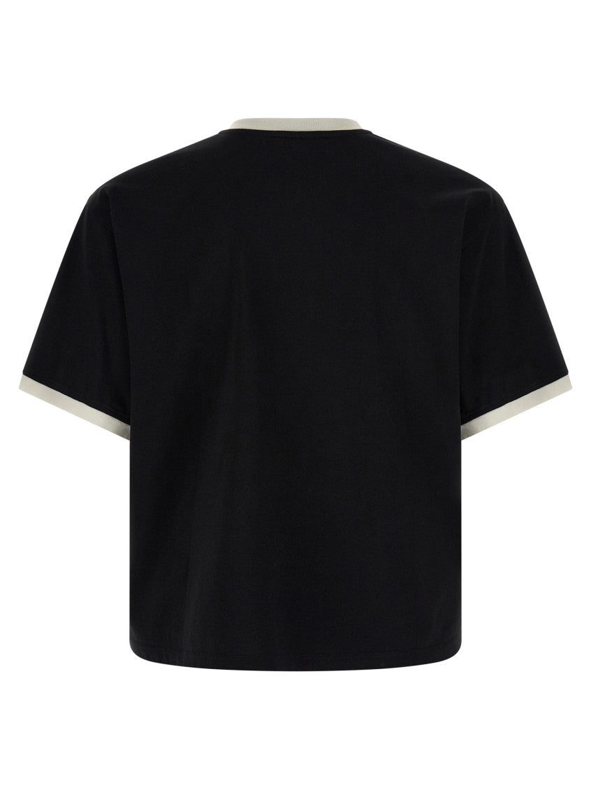 Black Graphic Crew Neck T-Shirt 2