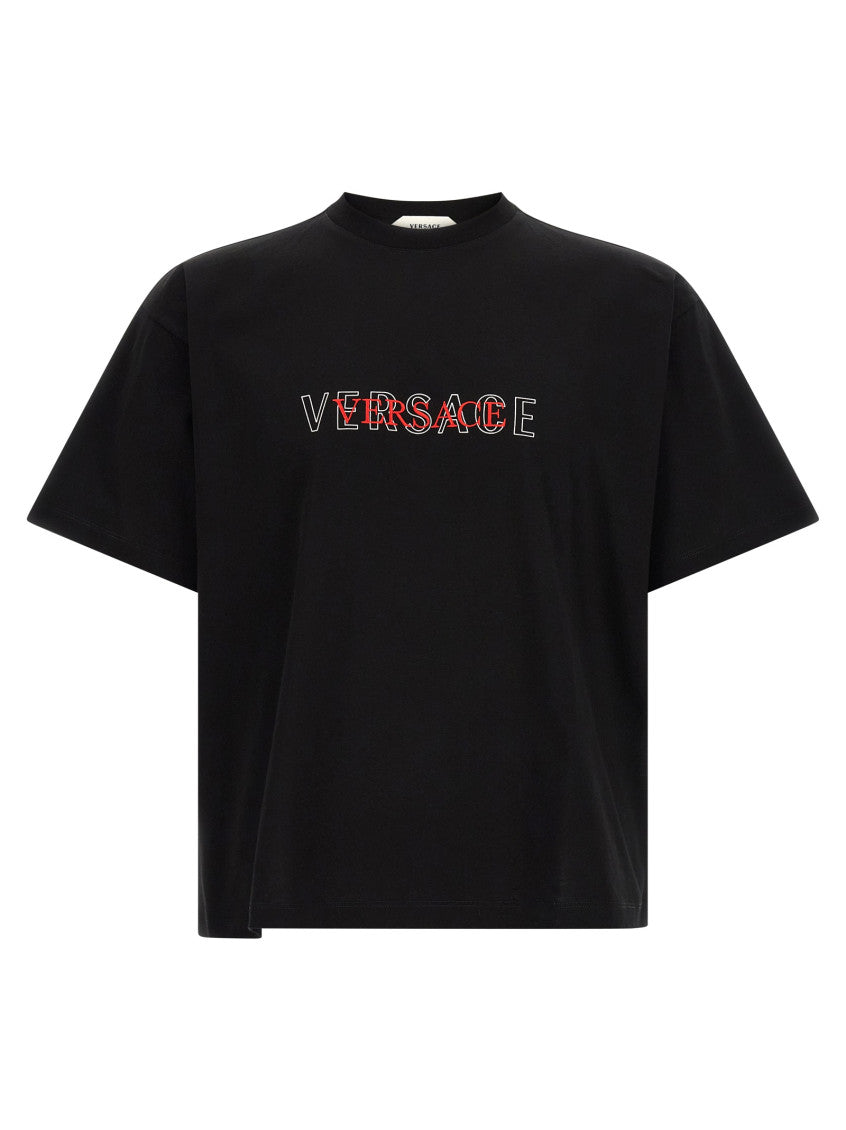 Black Logo Crew Neck T-Shirt 1