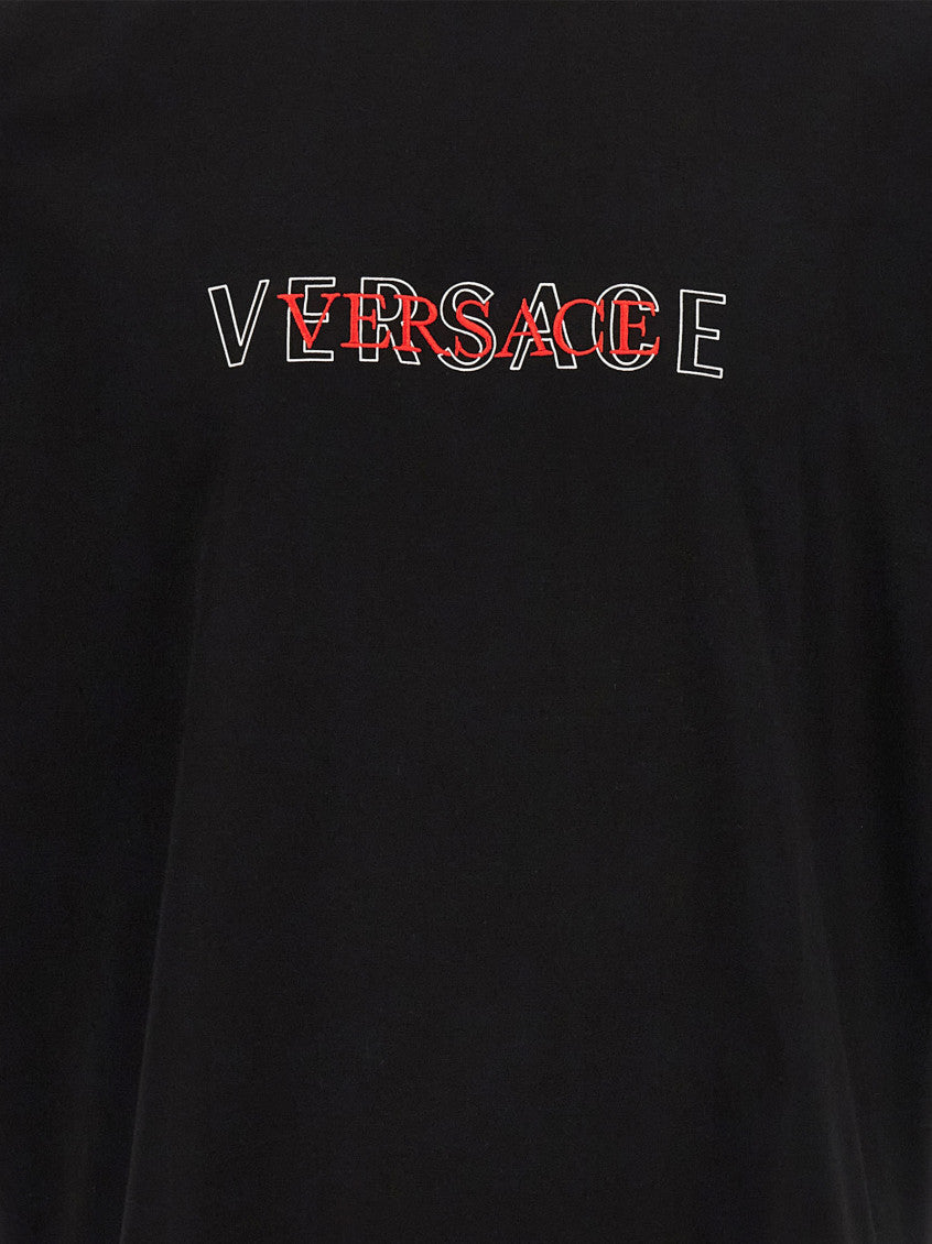 Black Logo Crew Neck T-Shirt 4