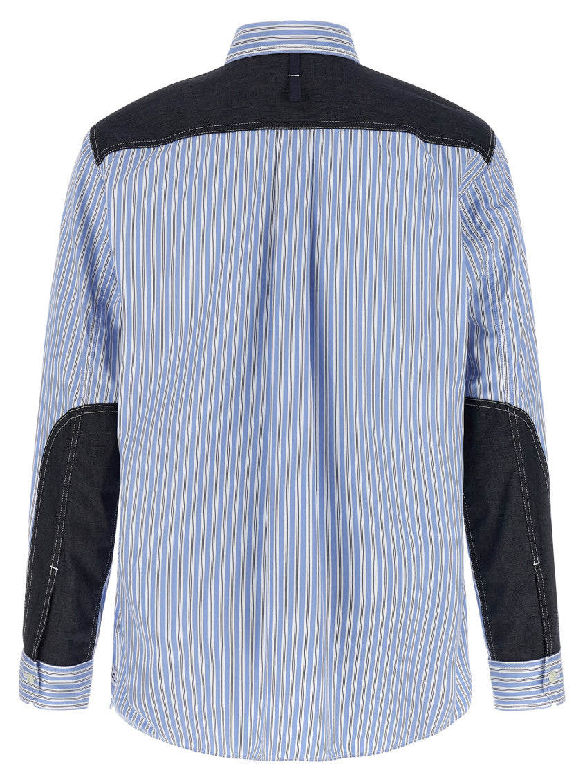 Light Blue Regular Stripes Shirt 2