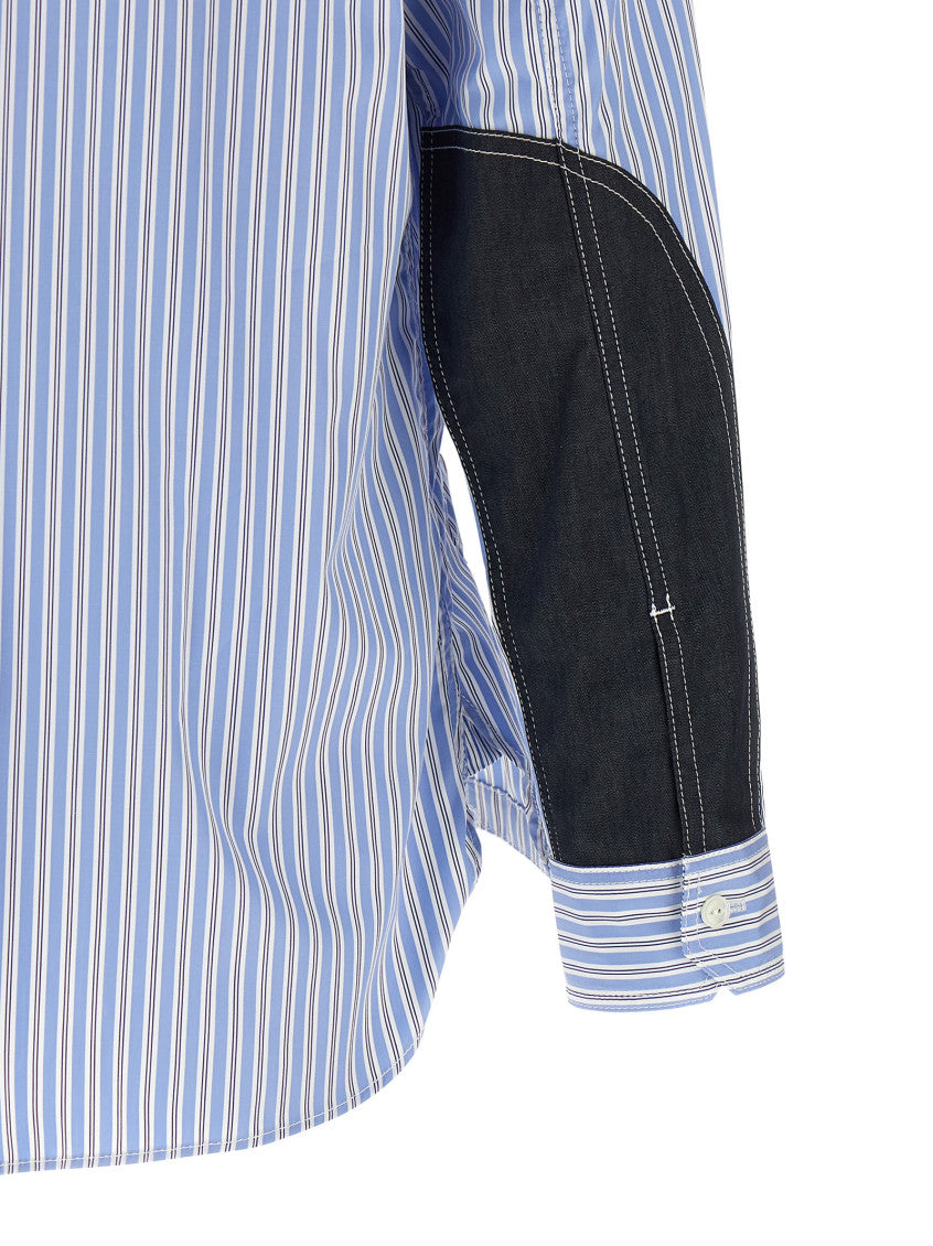 Light Blue Regular Stripes Shirt 4