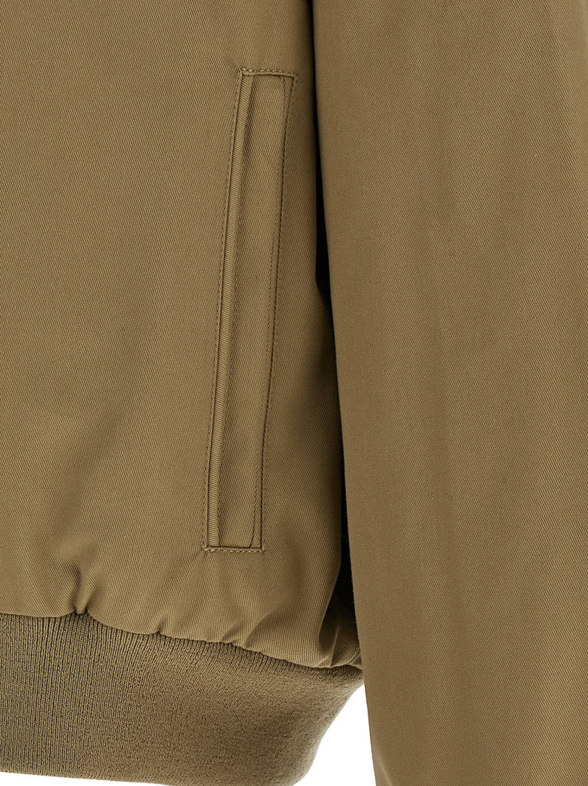Beige Solid Band Collar Jacket 4