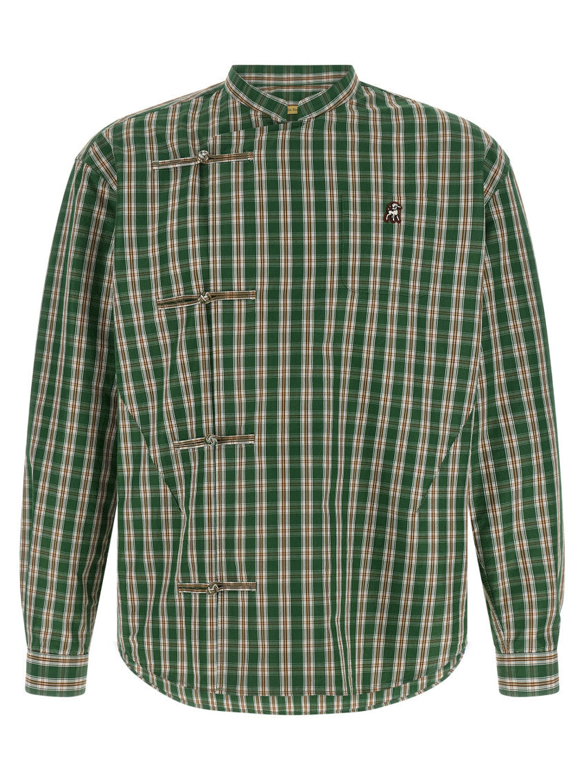 Green Regular Checks Shirt 1