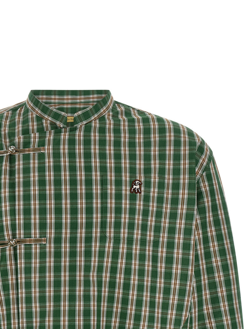 Green Regular Checks Shirt 3