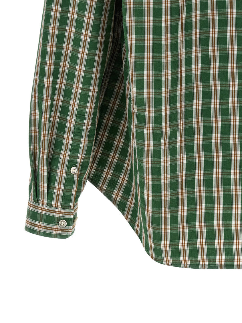 Green Regular Checks Shirt 4