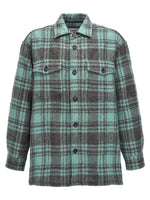 Light Blue Checks Overshirt 1