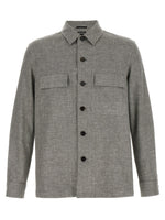 Grey Regular Woven Shirt 1
