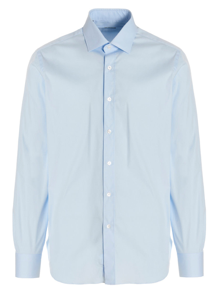 Light Blue Regular Solid Shirt 1