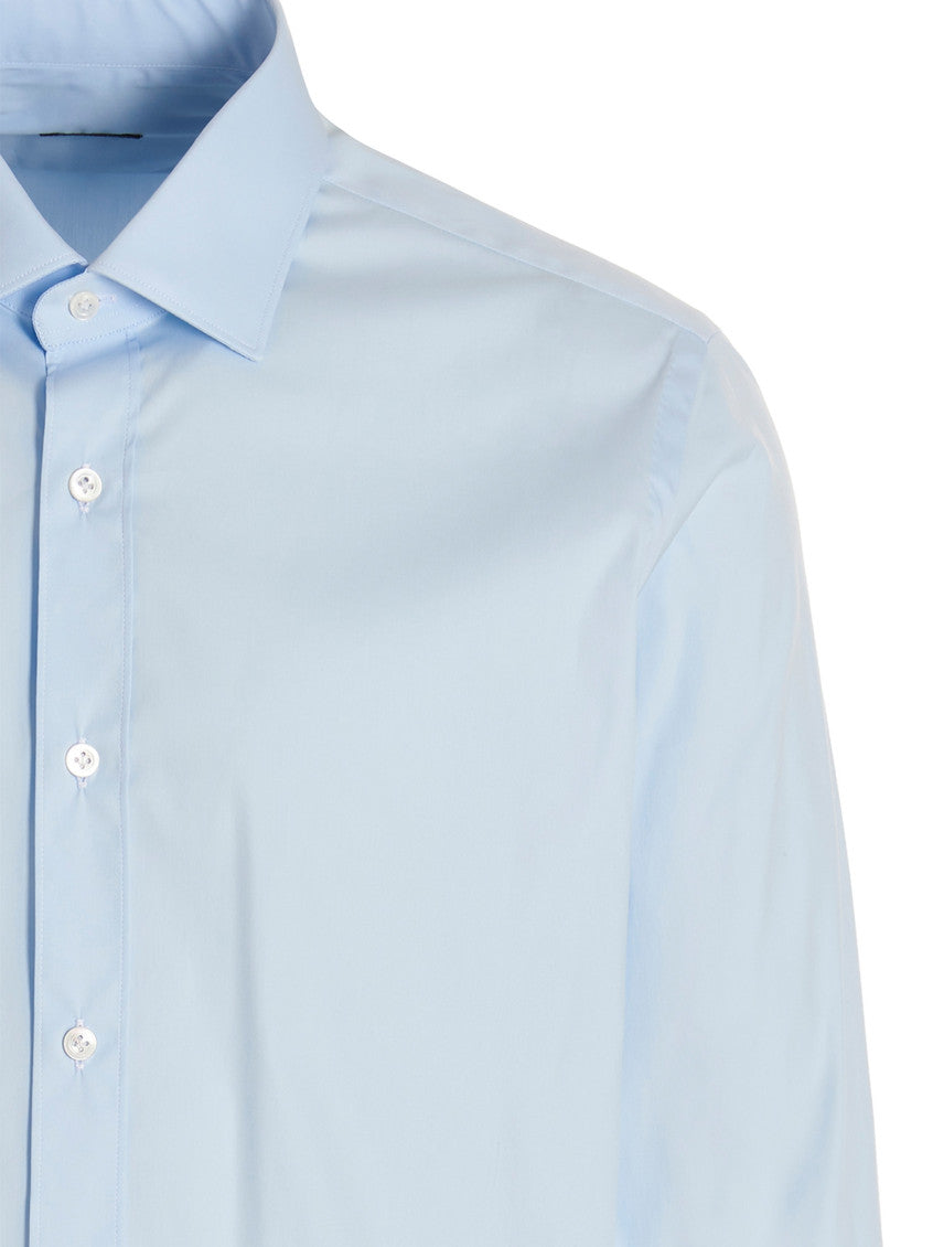 Light Blue Regular Solid Shirt 3