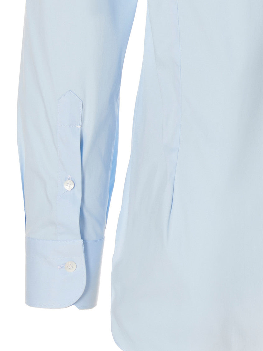 Light Blue Regular Solid Shirt 4