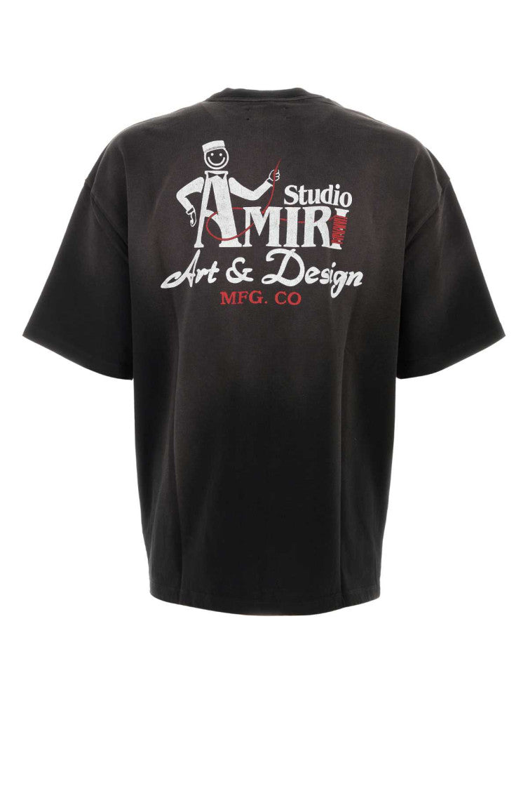 Black Crew Neck T-Shirt 2
