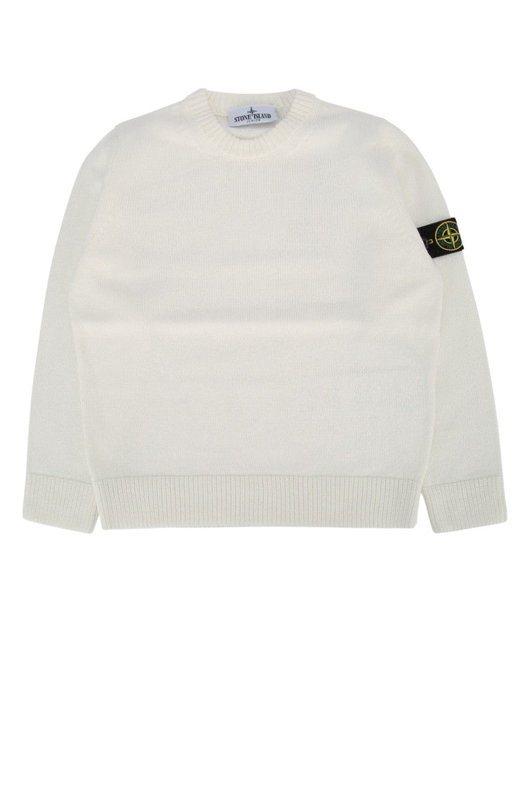 Kids White Crewneck Sweatshirt 1