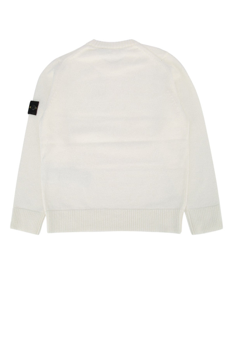Kids White Crewneck Sweatshirt 2