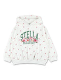 Girls White Logo Hoodie 1