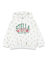 Girls White Logo Hoodie 1