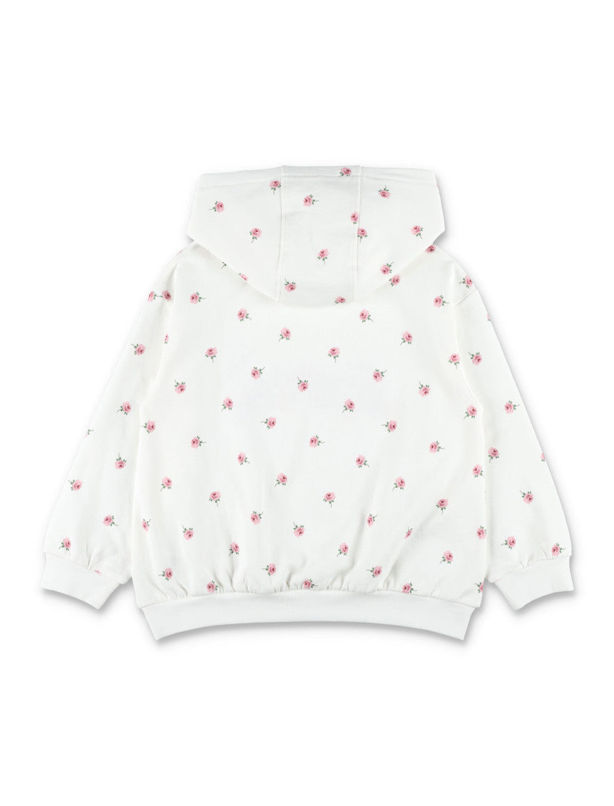 Girls White Logo Hoodie 2