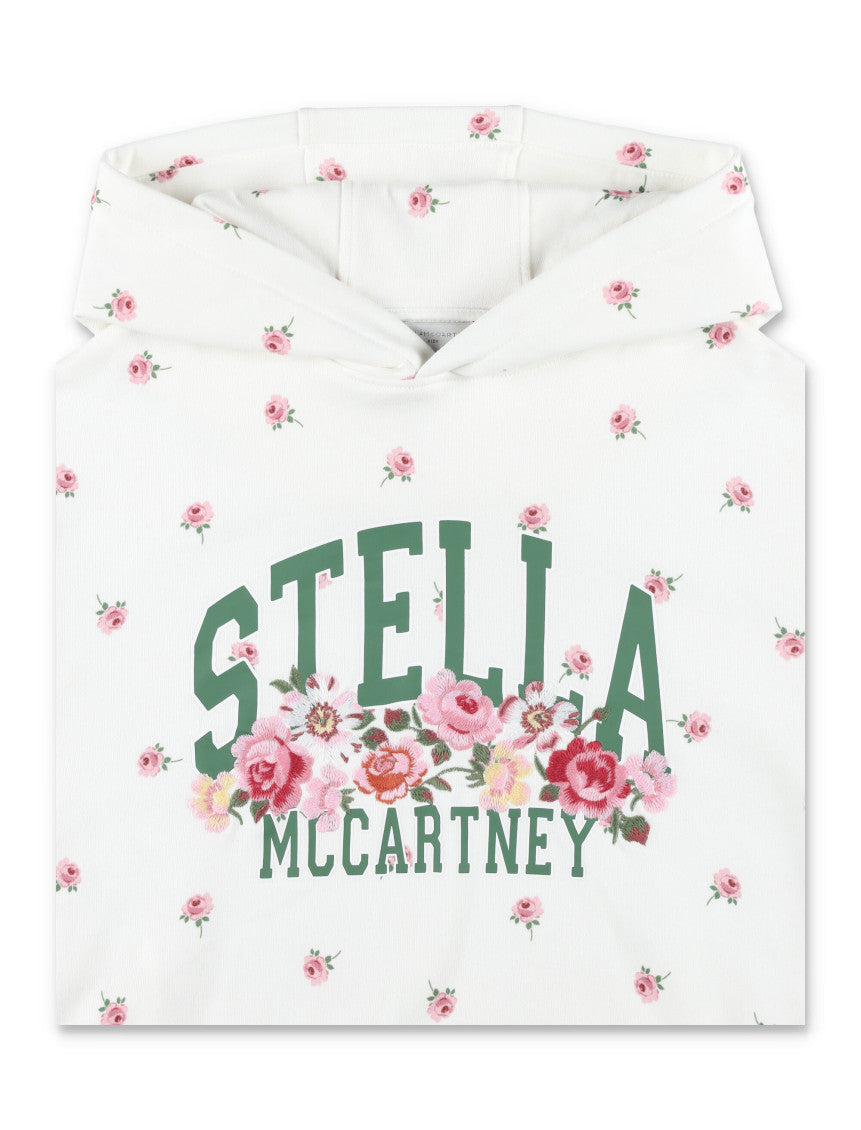 Girls White Logo Hoodie 3