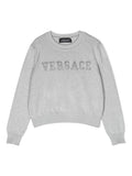 Girls Grey Logo Sweatshirt 1