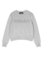 Girls Grey Logo Sweatshirt 1