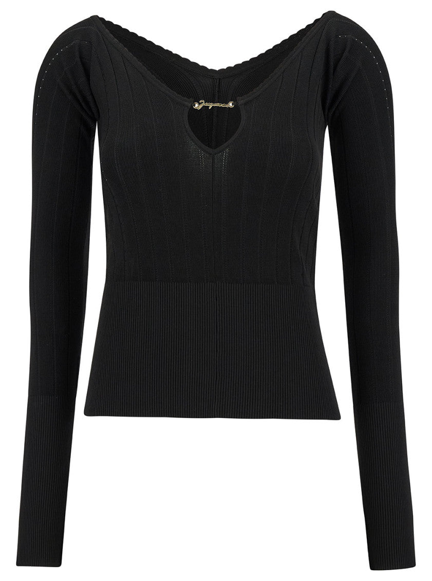 Black Black Long Sleeve Top 1