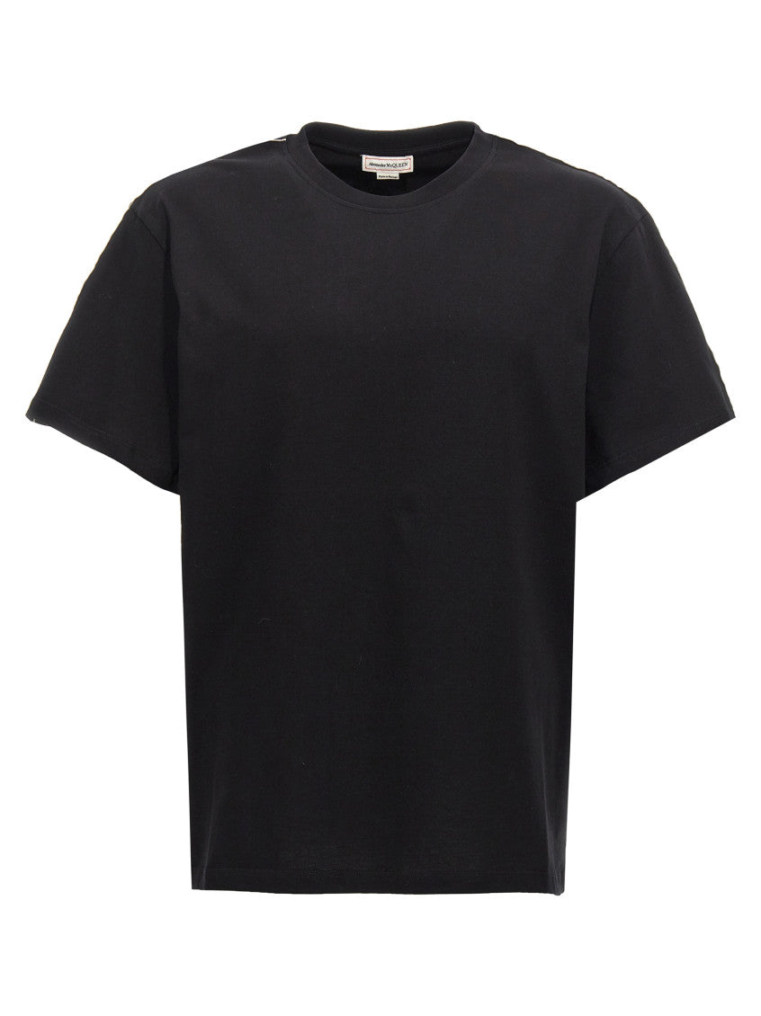 Black Contrast band t-shirt 1