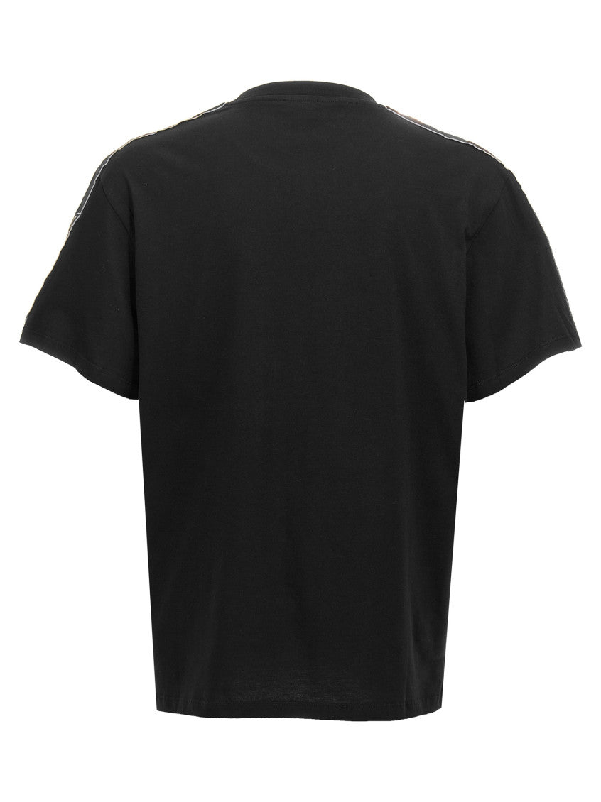 Black Contrast band t-shirt 2