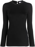 Black Cotton long sleeves t-shirt 1