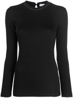Black Cotton long sleeves t-shirt 1