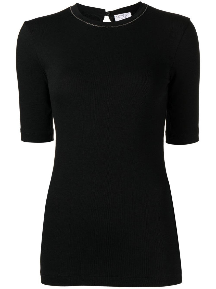 Black Cotton t-shirt 1