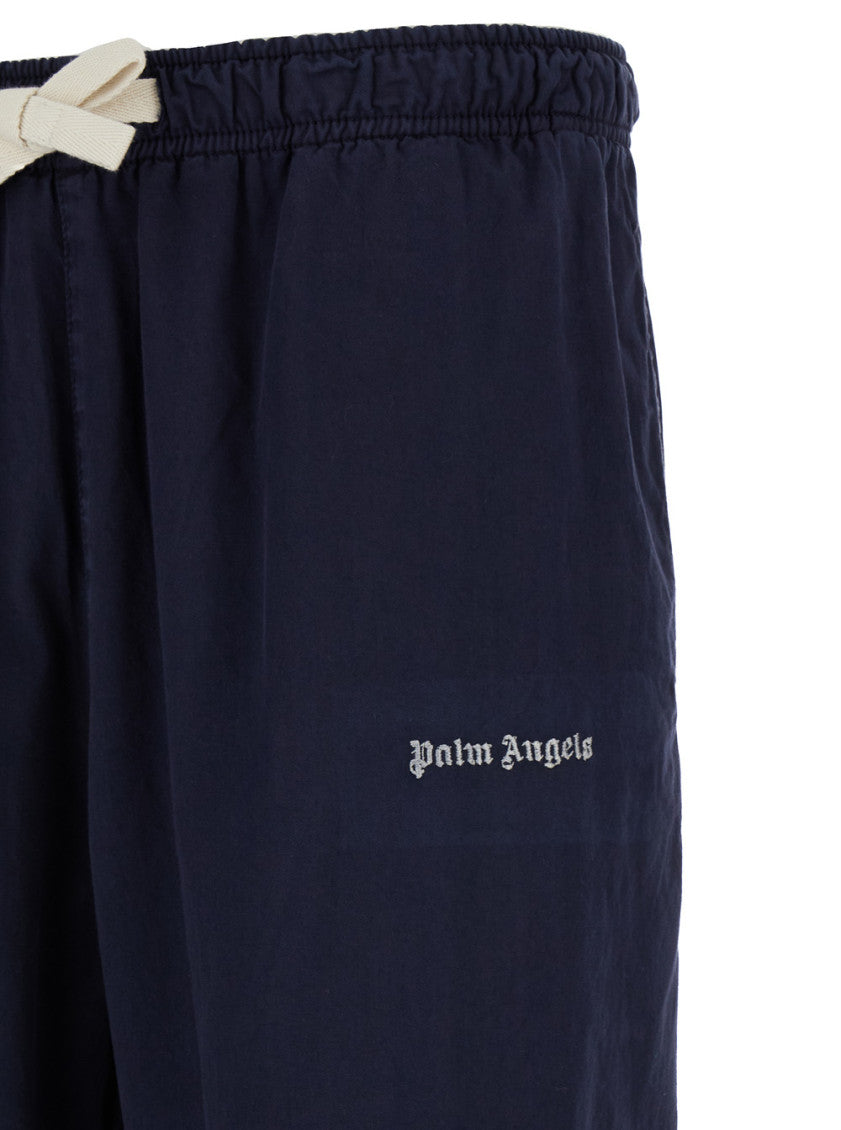 Dark Blue Flared Trousers 3