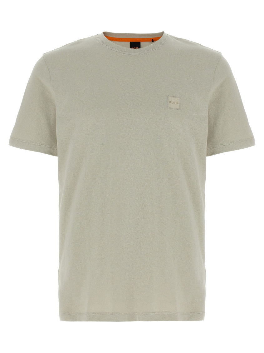 Beige Logo T-Shirt 1