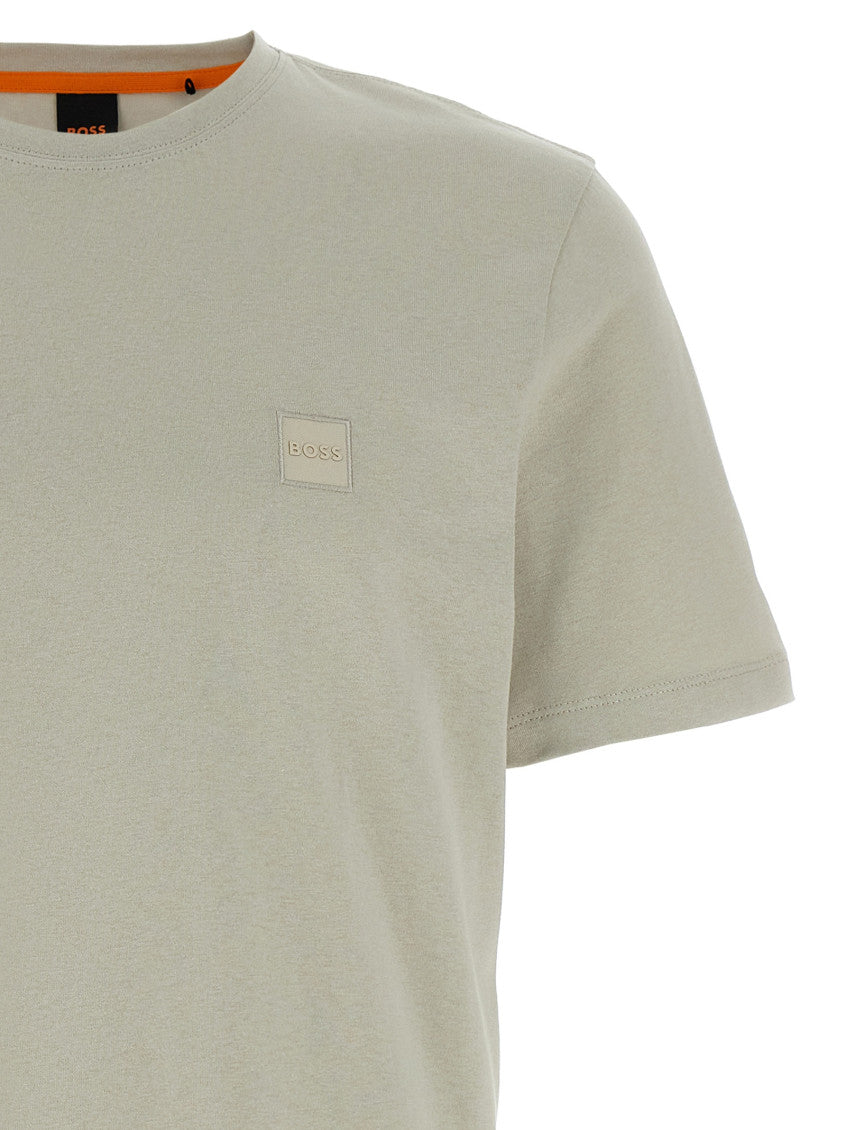 Beige Logo T-Shirt 3