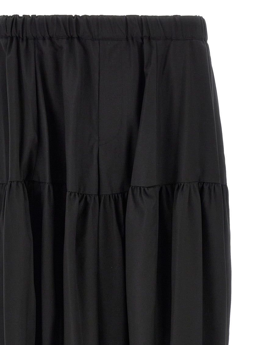 Black Barrel Leg Pants 3