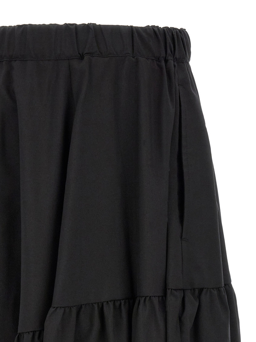 Black Barrel Leg Pants 4