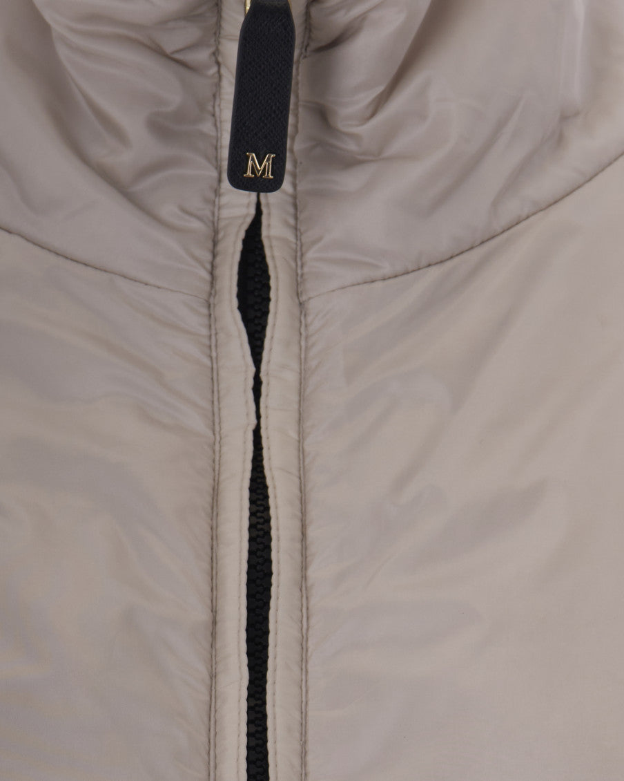 Natural Solid Mock Collar Jacket 3