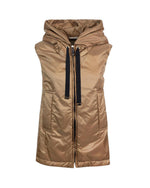 Brown Solid Hood Jacket 1