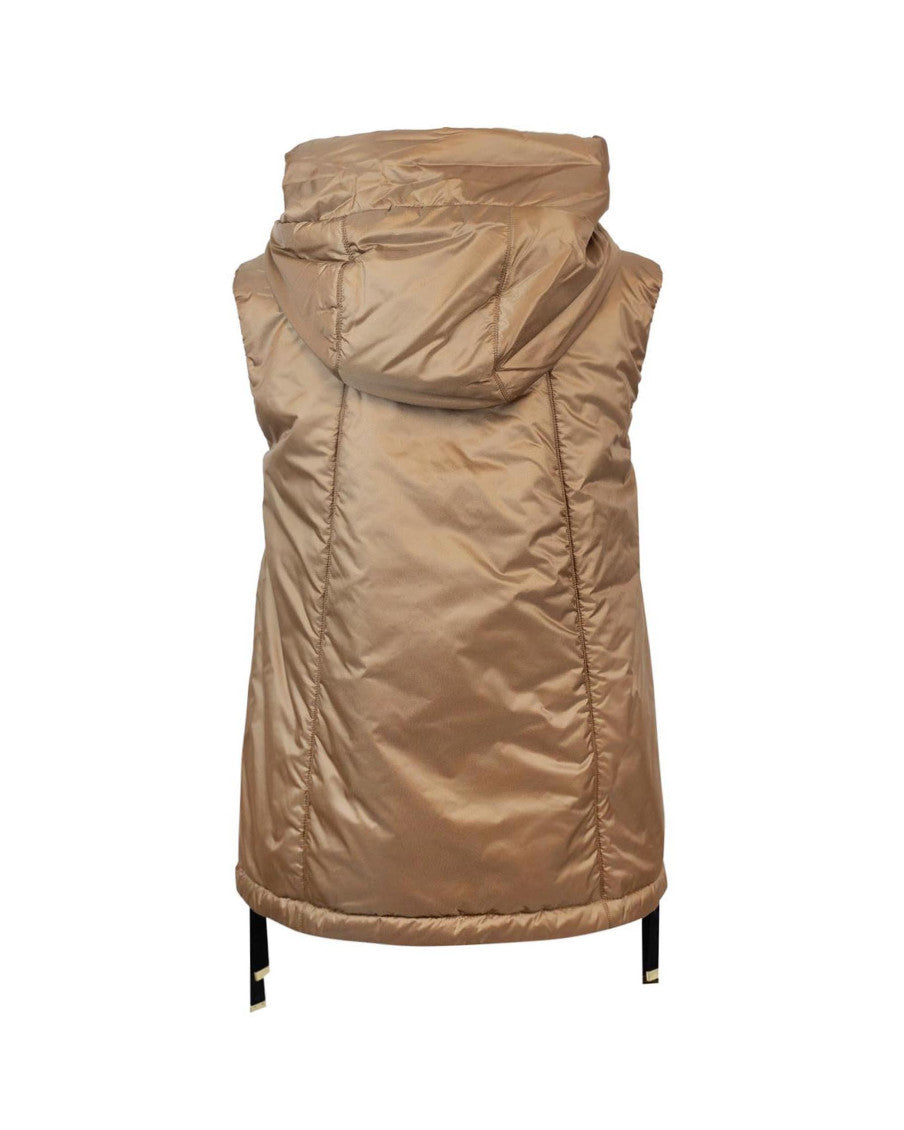 Brown Solid Hood Jacket 2