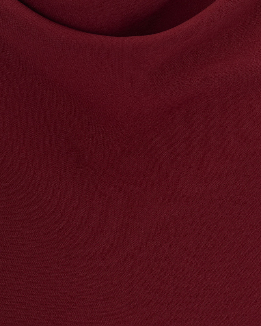 Red Cowl Neck Top 3