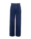 Blue Relaxed High Rise Jeans 1