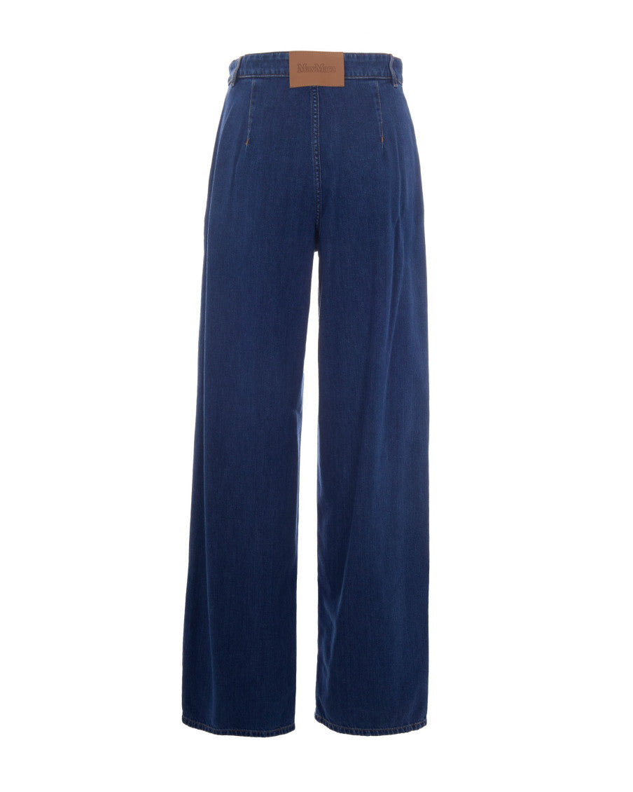 Blue Relaxed High Rise Jeans 2
