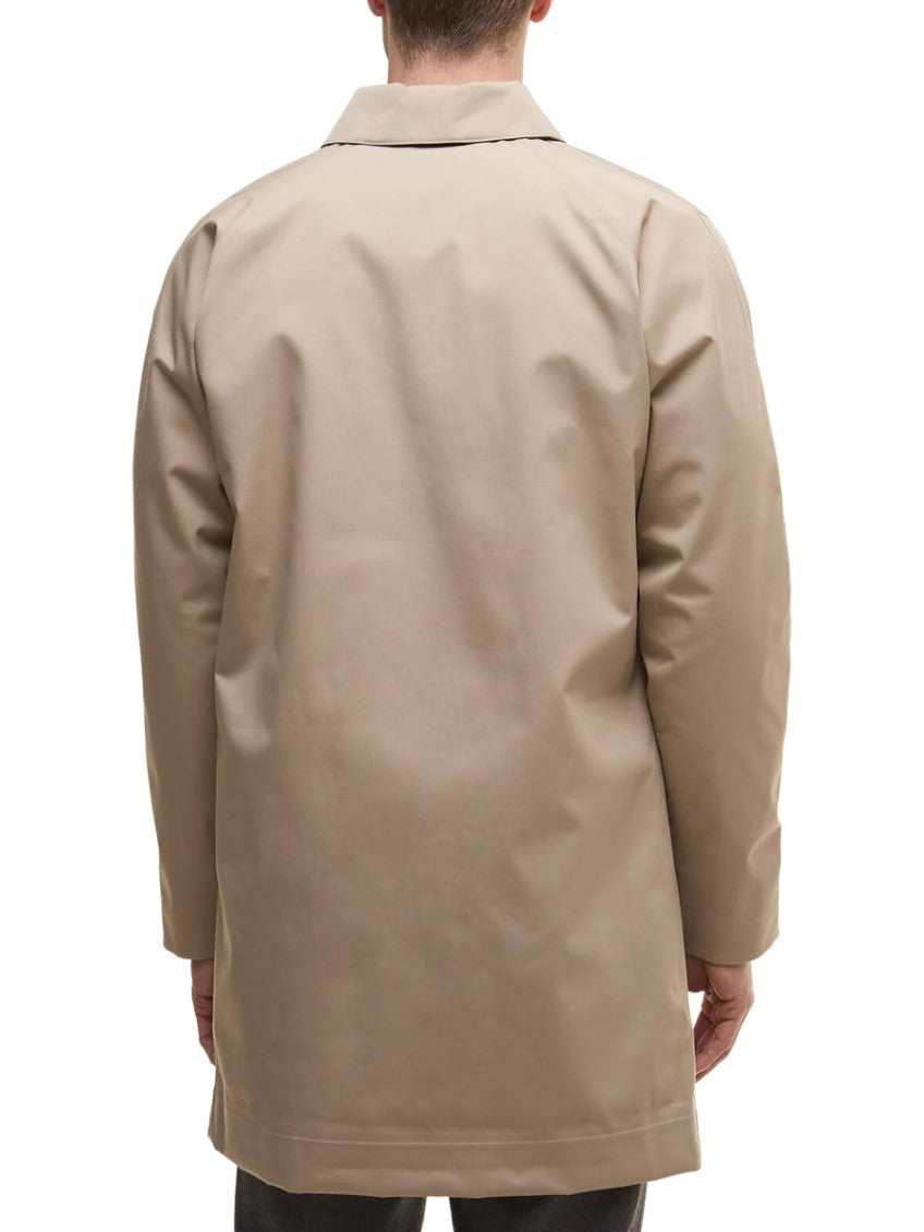 Beige Buttoned Coat 3
