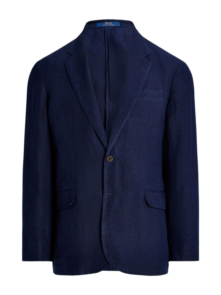 Navy Blue Solid Blazer 1